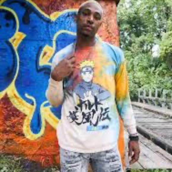 Naruto Shippuden Other - Naruto Shippuden Tie Dye Graphic Long Sleeve Tee